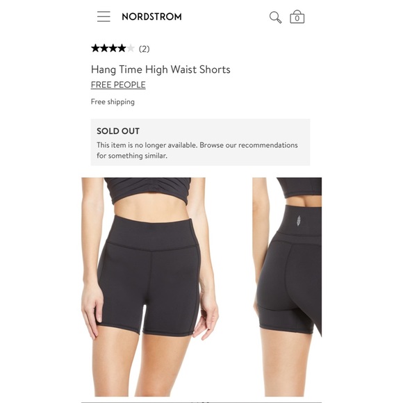 Free People biker short black - Picture 2 of 5